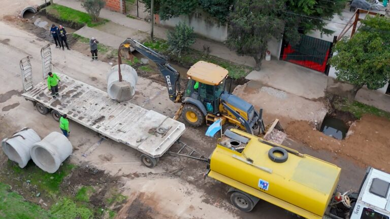 El Municipio sigue trabajando en obras hidráulicas